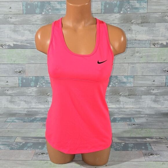 Hot Pink Nike Fit Dri Tank Top sz Medium - Picture 1 of 6